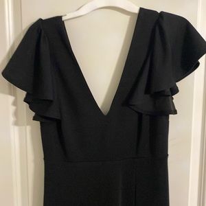 Black dress with split size medium